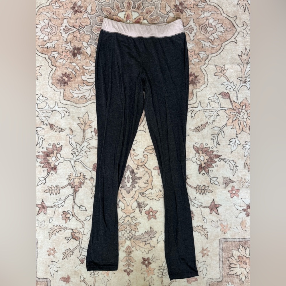 Victoria's Secret Charcoal and baby pink Lounge Pants